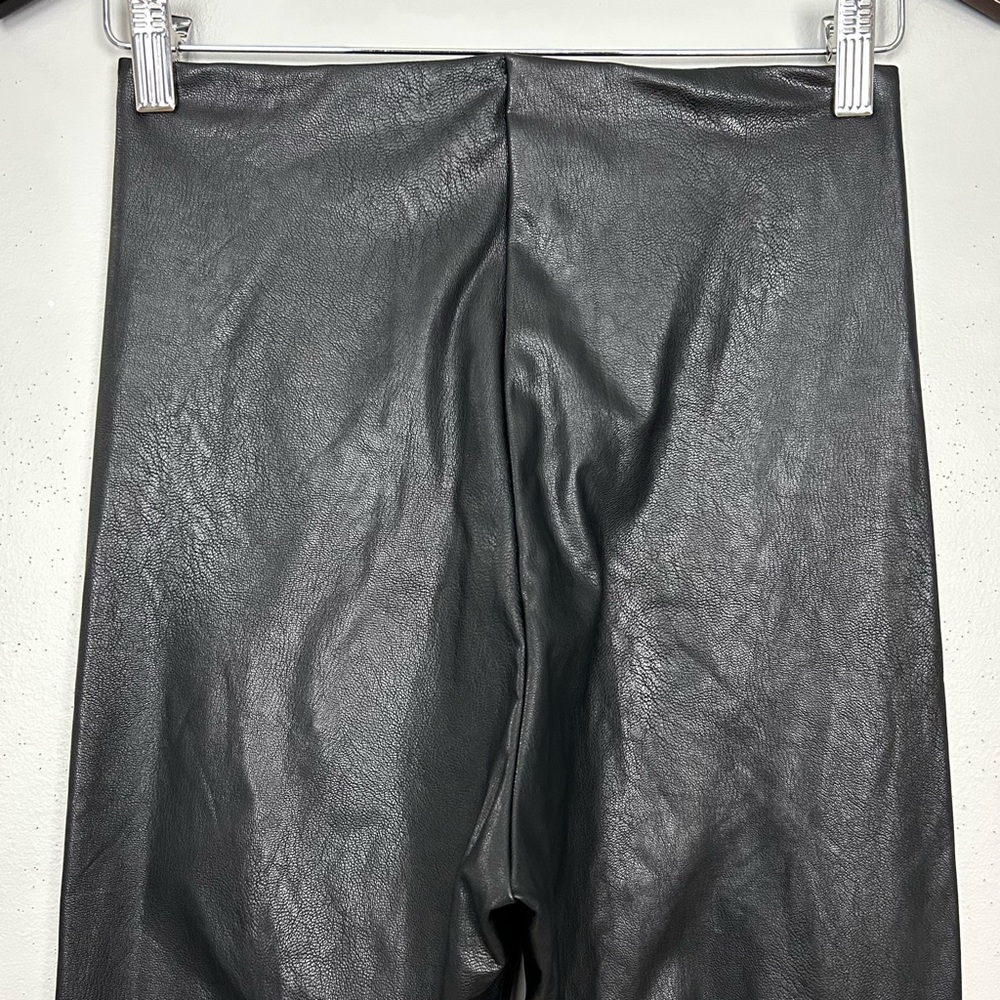 Commando Perfect Control Faux Leather Leggings Women’s Size L Smoothing Black - Picture 6 of 7